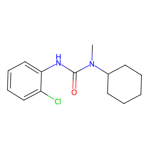 3-(2-Chlorophenyl)-1-cyclohexyl-1-methylurea structure