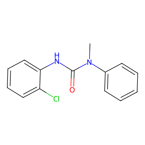 3-(2-Chlorophenyl)-1-methyl-1-phenylurea structure