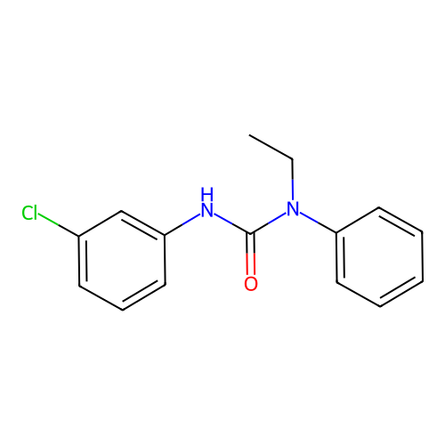 3-(3-Chlorophenyl)-1-ethyl-1-phenylurea structure