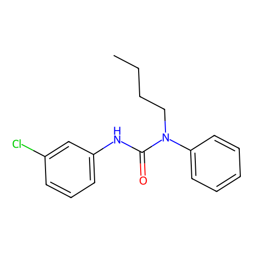 1-Butyl-3-(3-chlorophenyl)-1-phenylurea structure