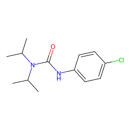 3-(4-Chlorophenyl)-1,1-diisopropylurea structure