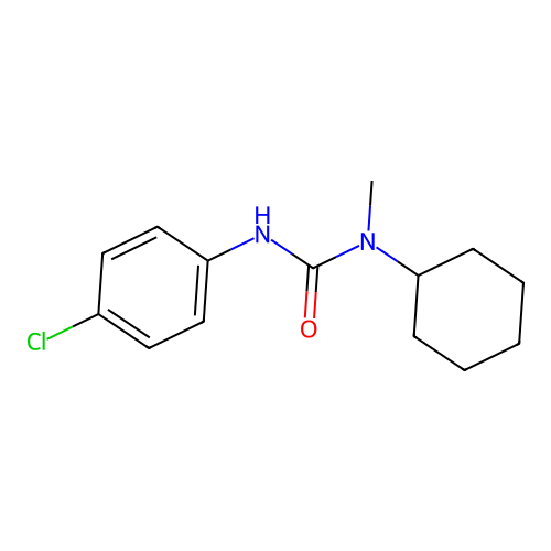 3-(4-Chlorophenyl)-1-cyclohexyl-1-methylurea structure