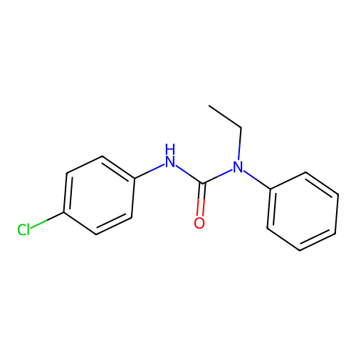 3-(4-Chlorophenyl)-1-ethyl-1-phenyl-urea structure