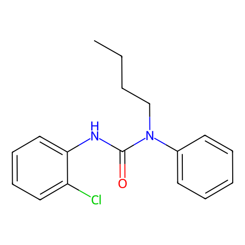 1-Butyl-3-(2-chlorophenyl)-1-phenylurea structure