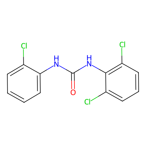 1-(2-Chlorophenyl)-3-(2,6-dichlorophenyl)urea structure