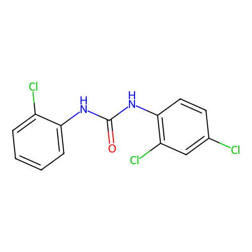 1-(2-Chlorophenyl)-3-(2,4-dichlorophenyl)urea structure