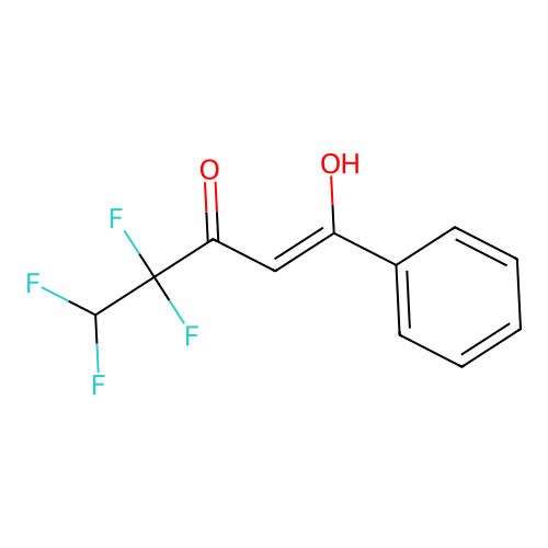 4,4,5,5-Tetrafluoro-3-hydroxy-1-phenyl-2-penten-1-one structure