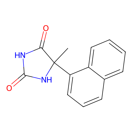 5-Methyl-5-(naphthalen-1-yl)imidazolidine-2,4-dione structure