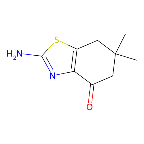 2-Amino-6,6-dimethyl-6,7-dihydro-5H-benzothiazol-4-one structure