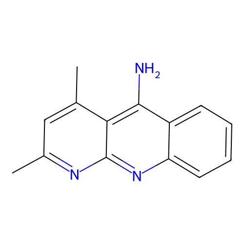 2,4-Dimethylbenzo[b][1,8]naphthyridin-5-amine structure