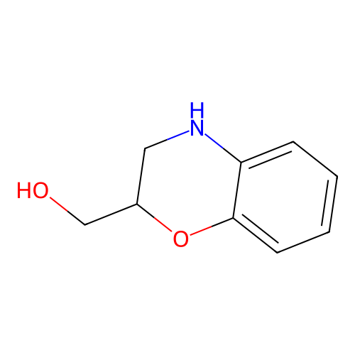 3,4-dihydro-2H-1,4-benzoxazin-2-ylmethanol structure