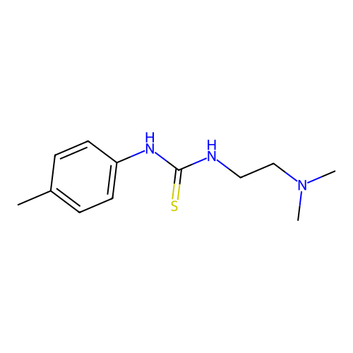 1-[2-(Dimethylamino)ethyl]-3-(4-methylphenyl)thiourea structure