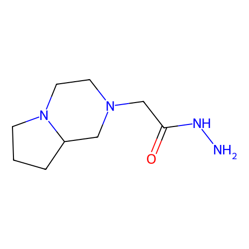 2-(hexahydropyrrolo[1,2-a]pyrazin-2(1H)-yl)acetohydrazide structure