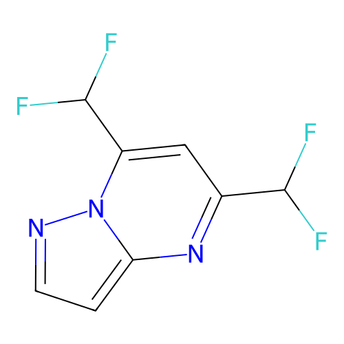 5,7-Bis(difluoromethyl)pyrazolo[1,5-a]pyrimidine structure