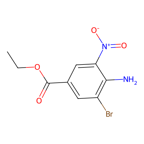 Ethyl 4-amino-3-bromo-5-nitrobenzoate structure