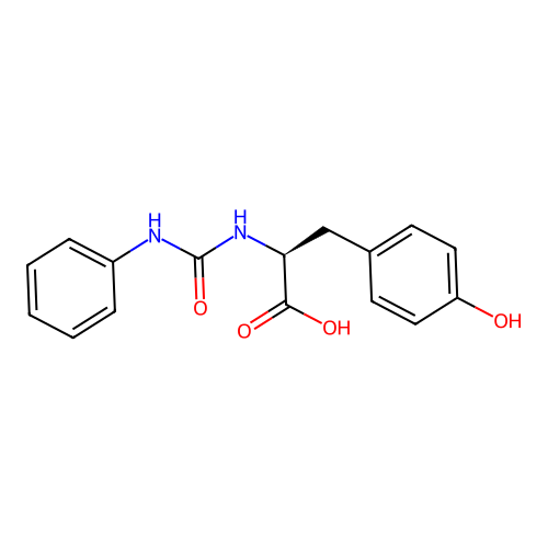 L-Tyrosine, N-[(phenylamino)carbonyl]- structure