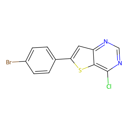 6-(4-Bromophenyl)-4-chlorothieno[3,2-d]pyrimidine structure