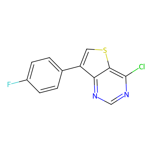 4-Chloro-7-(4-fluorophenyl)thieno[3,2-d]pyrimidine structure