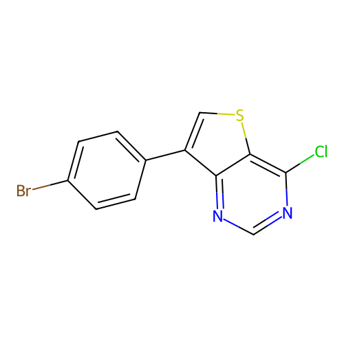7-(4-Bromophenyl)-4-chlorothieno[3,2-d]pyrimidine structure