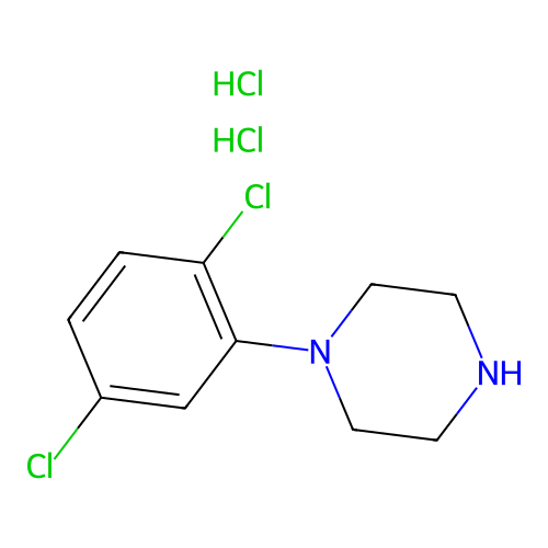 1-(2,5-dichlorophenyl)piperazine Dihydrochloride structure