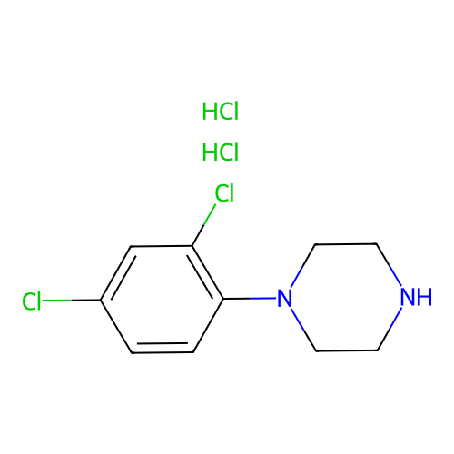 1-(2,4-dichlorophenyl)piperazine Dihydrochloride structure