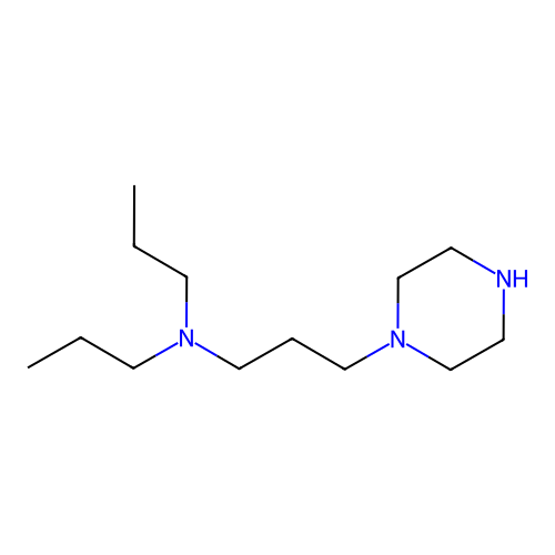 1-(3-Dipropylaminopropyl)piperazine structure