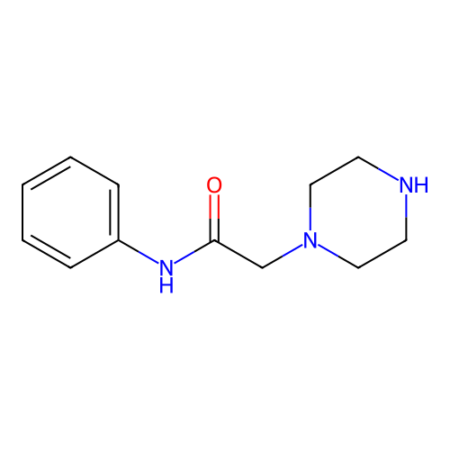 N-phenyl-2-(piperazin-1-yl)acetamide structure