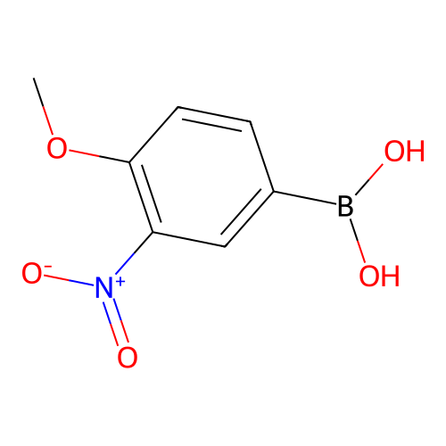 4-Methoxy-3-nitrophenylboronic acid structure