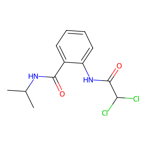 2-[(二氯乙酰基)氨基]-N-(-2基)苯甲酰胺 structure
