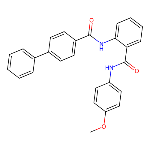 N-(4-methoxyphenyl)-2-[(4-phenylbenzoyl)amino]benzamide structure