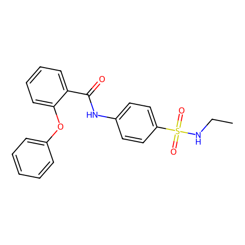 N-[4-(ethylsulfamoyl)phenyl]-2-phenoxybenzamide structure