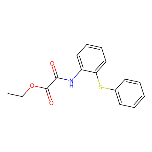 Ethyl oxo{[2-(phenylsulfanyl)phenyl]amino}acetate structure