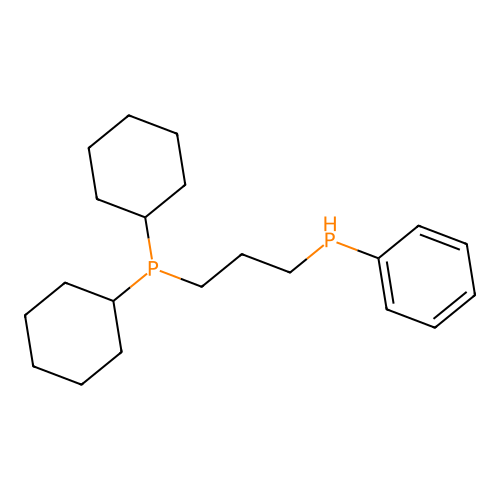 Phosphine, dicyclohexyl[3-(phenylphosphino)propyl]- structure