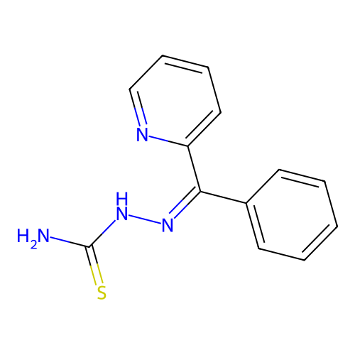 2-Benzoylpyridine thiosemicarbazone structure