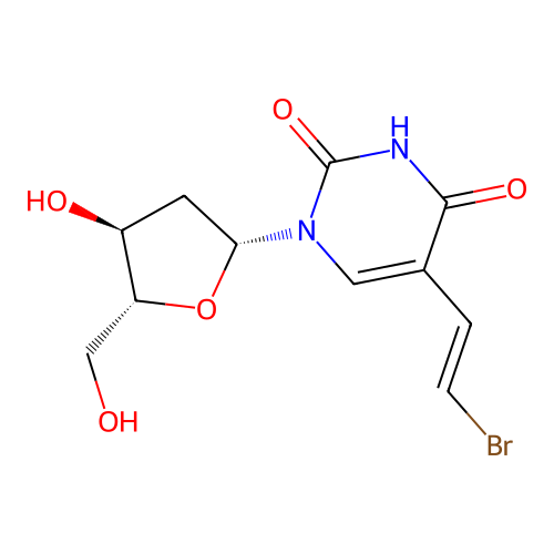 Brivudine structure