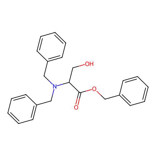2-N,N-Dibenzyl Serine Benzyl Ester structure