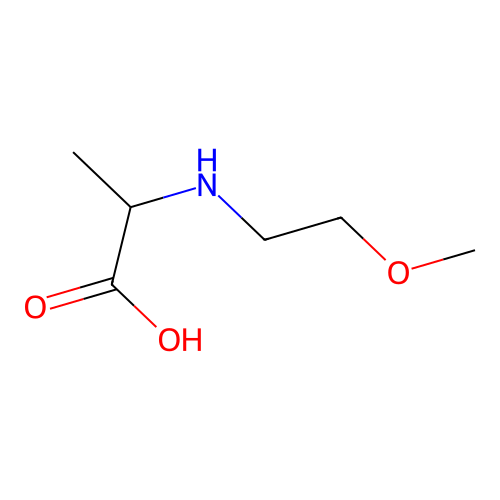 N-(2-Methoxyethyl)alanine structure