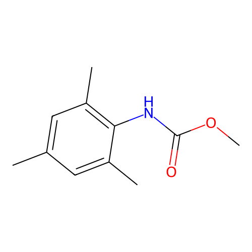 Methyl mesitylcarbamate structure