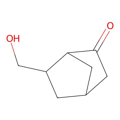 6-Hydroxymethylbicyclo(2.2.1)heptan-2-one structure