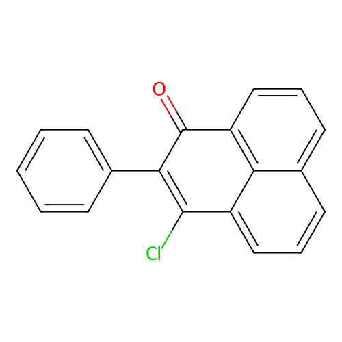 3-Chloro-2-phenyl-1h-1-phenalenone structure