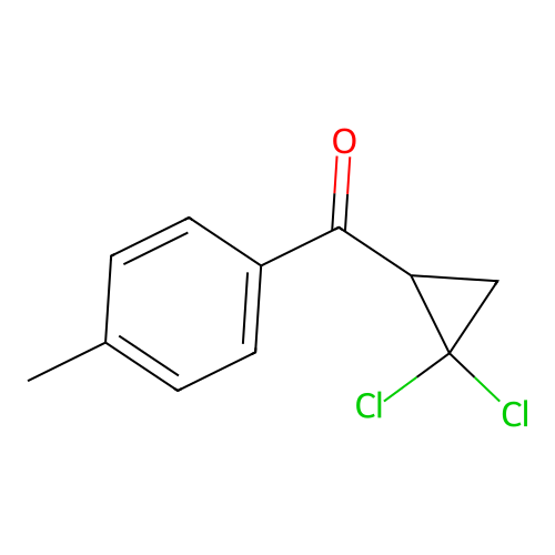 (2,2-Dichlorocyclopropyl)(4-methylphenyl)methanone structure