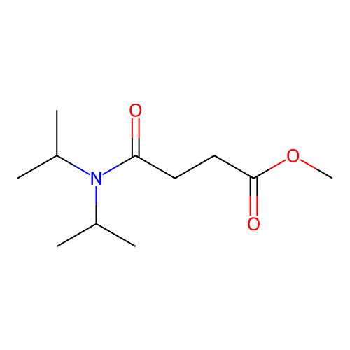 Methyl 4-(dipropan-2-ylamino)-4-oxobutanoate structure