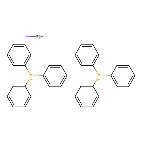 Hydrido(iodo)platinum;bis(triphenylphosphanium) structure
