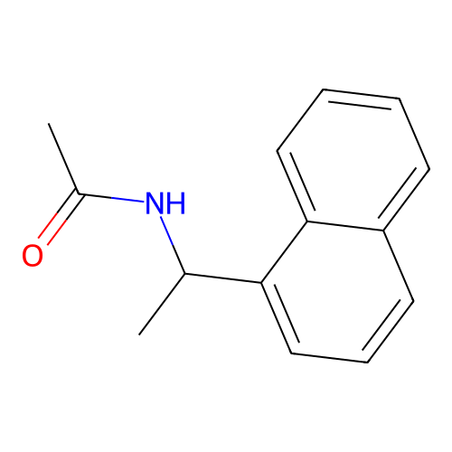 Acetamide, N-[1-(1-naphthalenyl)ethyl]- structure