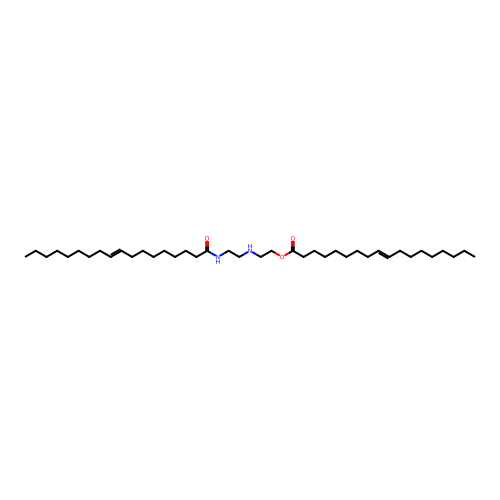2-({2-[(Octadec-9-enoyl)amino]ethyl}amino)ethyl octadec-9-enoate structure