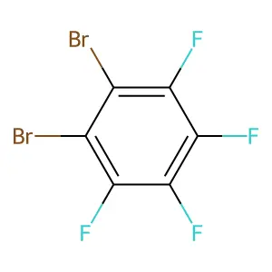 1,2-Dibromo-3,4,5,6-tetrafluorobenzene structure