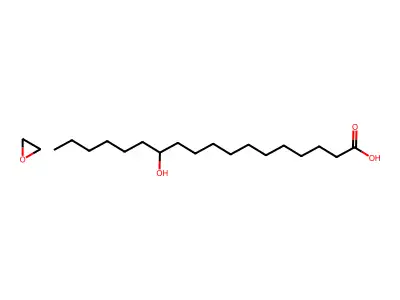 12-Hydroxyoctadecanoic acid;oxirane structure