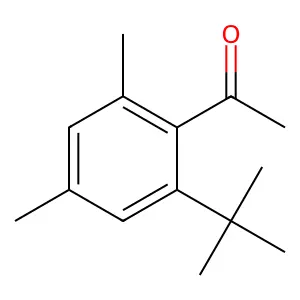 Ethanone, 1-(2-(1,1-dimethylethyl)-4,6-dimethylphenyl)- structure
