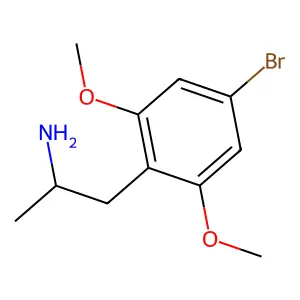 1-(4-溴-2,6-二甲氧基苯基)丙-2-胺 structure