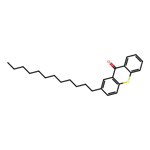 2-dodecyl-9H-thioxanthen-9-one structure